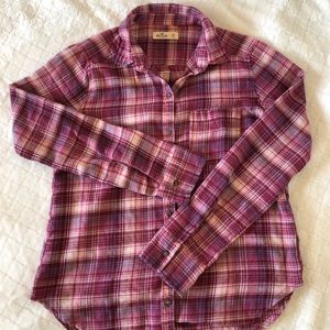 Hollister Berry Flannel 🌸